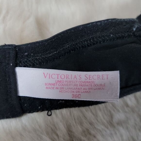 VICTORIA'S SECRET LINED PERFECT COVERAGE SCOTTISH PLAID UNDERWIRE BRA, SIZE 36C - Picture 7 of 9